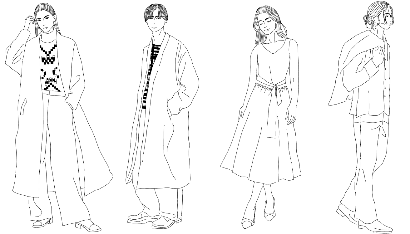 あいちなごやファッションデイズイメージイラスト画像